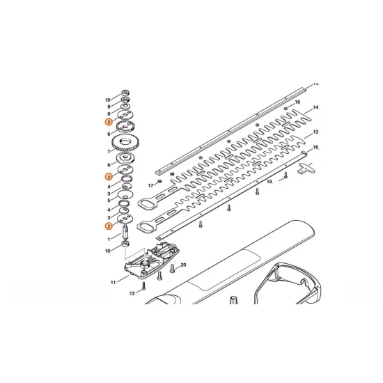 STIHL  Tarcza zabieraka 6010 642 3900